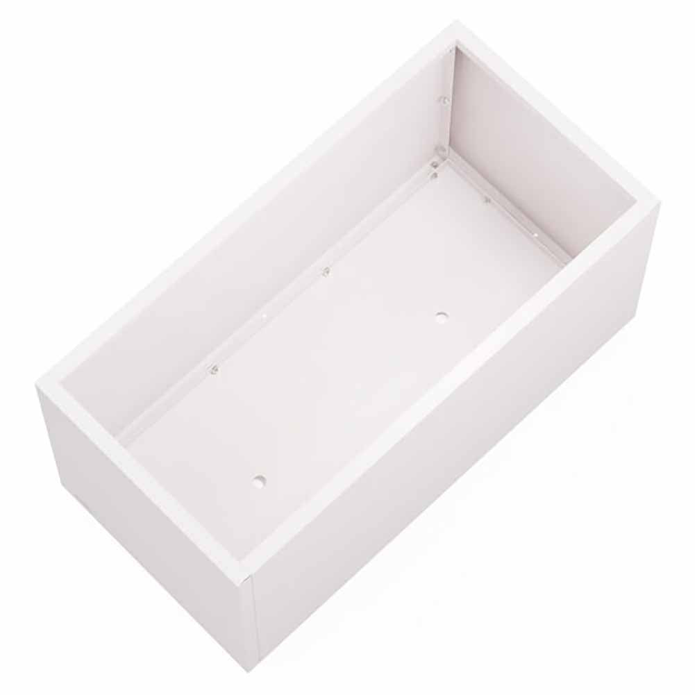 Fioriera Herstera Metal Planter 50 Bianca 100x50x50cm 08971003 5