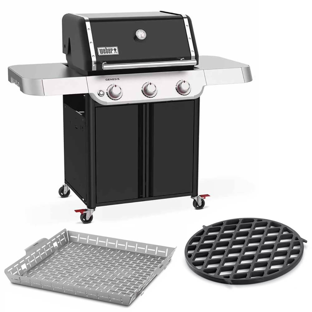 Kit Barbecue Completo Weber Genesis E315 con Griglia e Vassoio