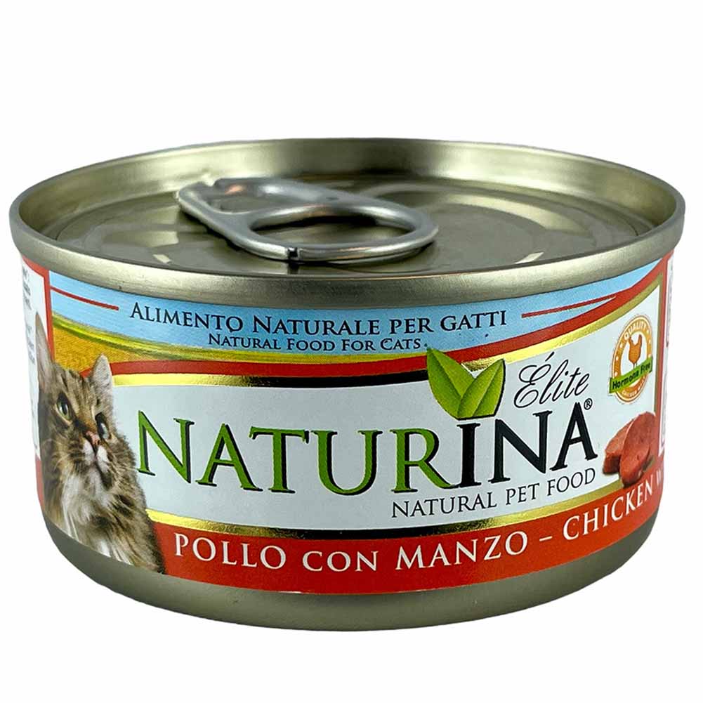 Elite Umido Pollo con Manzo 70g Naturina