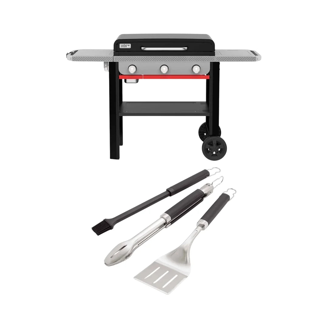 Weber Slate GPD Premium 71 cm con kit 3 posate Weber Premium 1