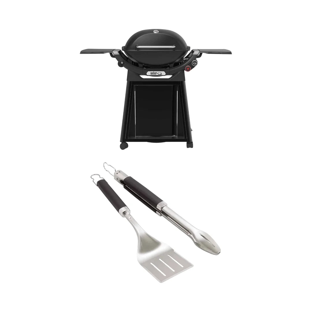 Weber Q3200N barbecue a gas con carrello premium e kit Precision 1