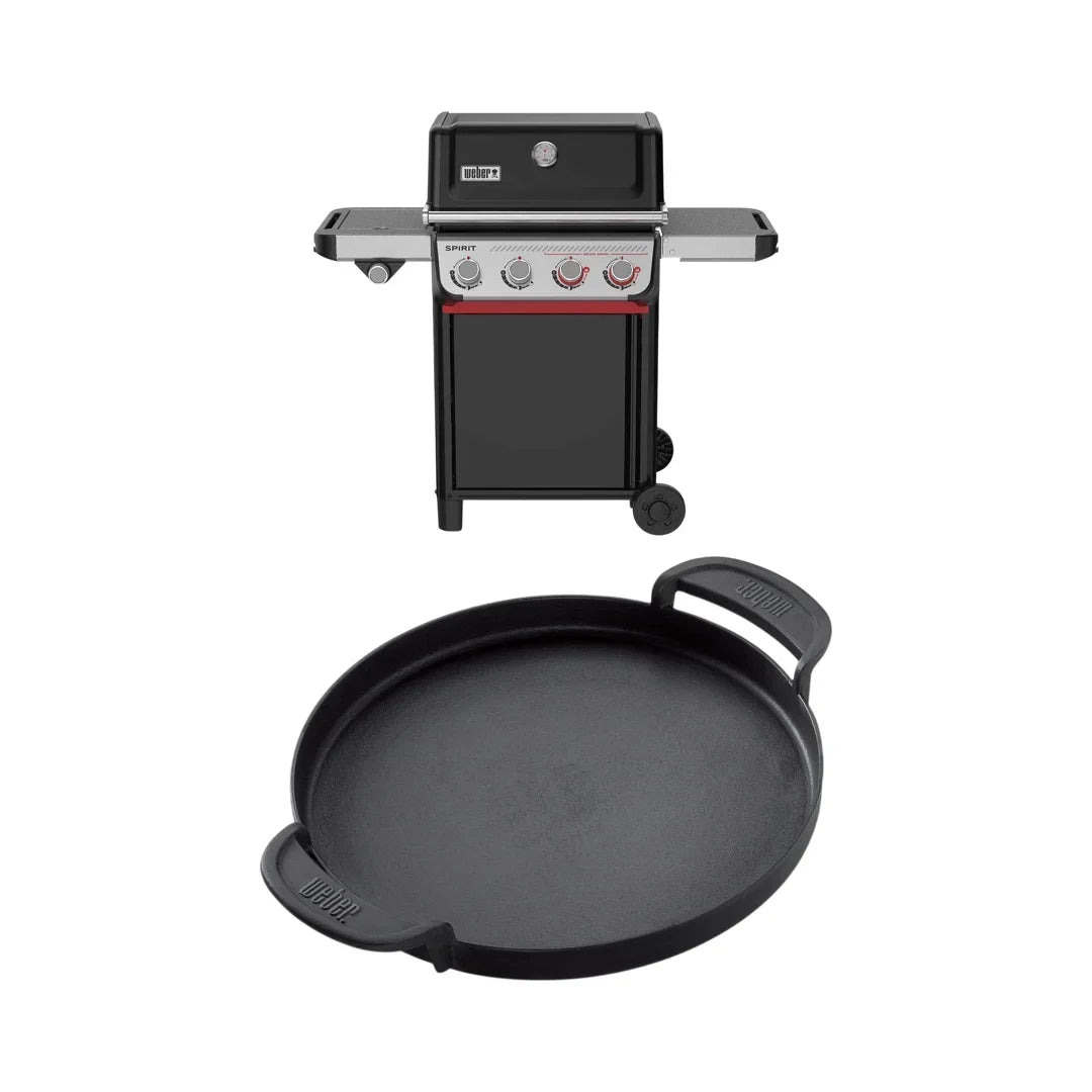 Weber Spirit E-435 barbecue a gas con Sear Zone e piastra in ghisa Gourmet Barbecue System 5