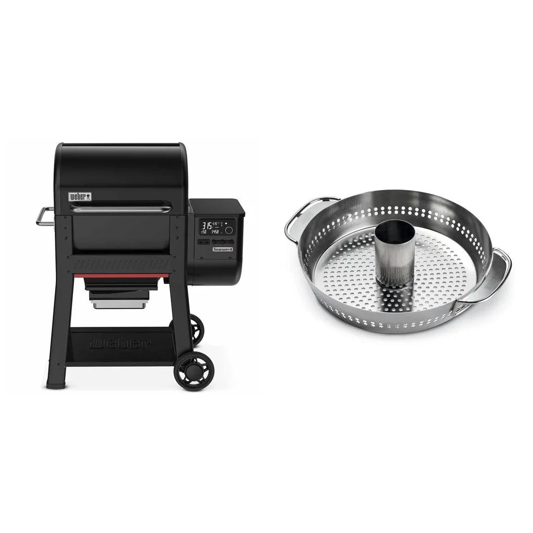Weber Searwood barbecue a pellet con tecnologia DirectFlame