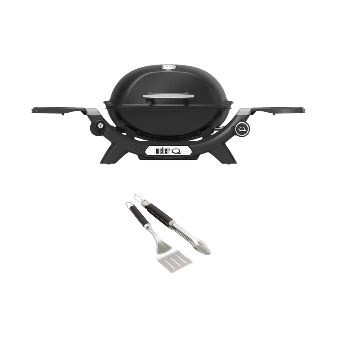 Weber Q1200N barbecue a gas portatile con kit accessori Precision 8