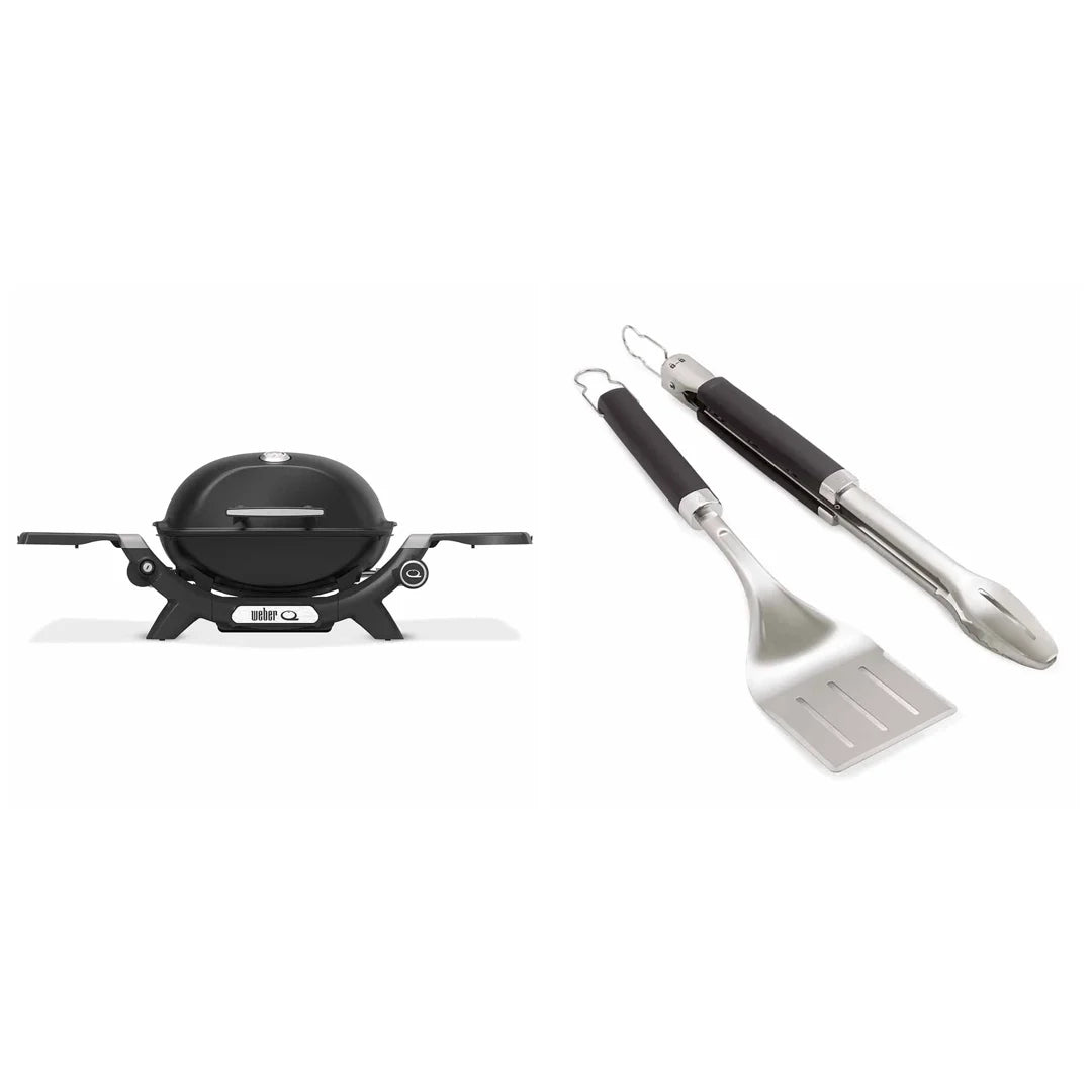 Weber Q1200N barbecue a gas portatile con kit accessori Precision 7