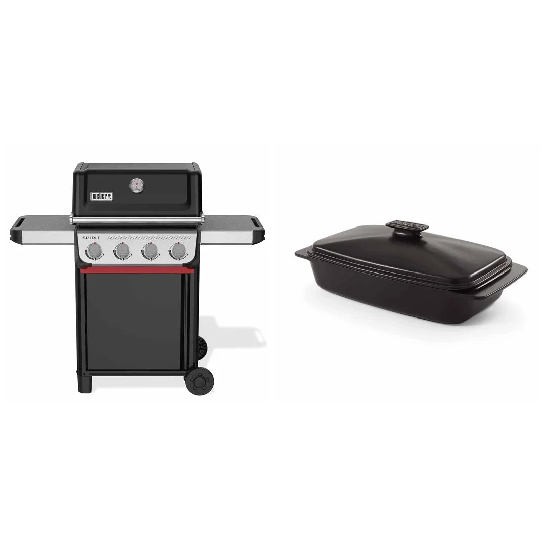Kit Barbecue a gas Weber Spirit E410 e Casseruola in ceramica Weber
