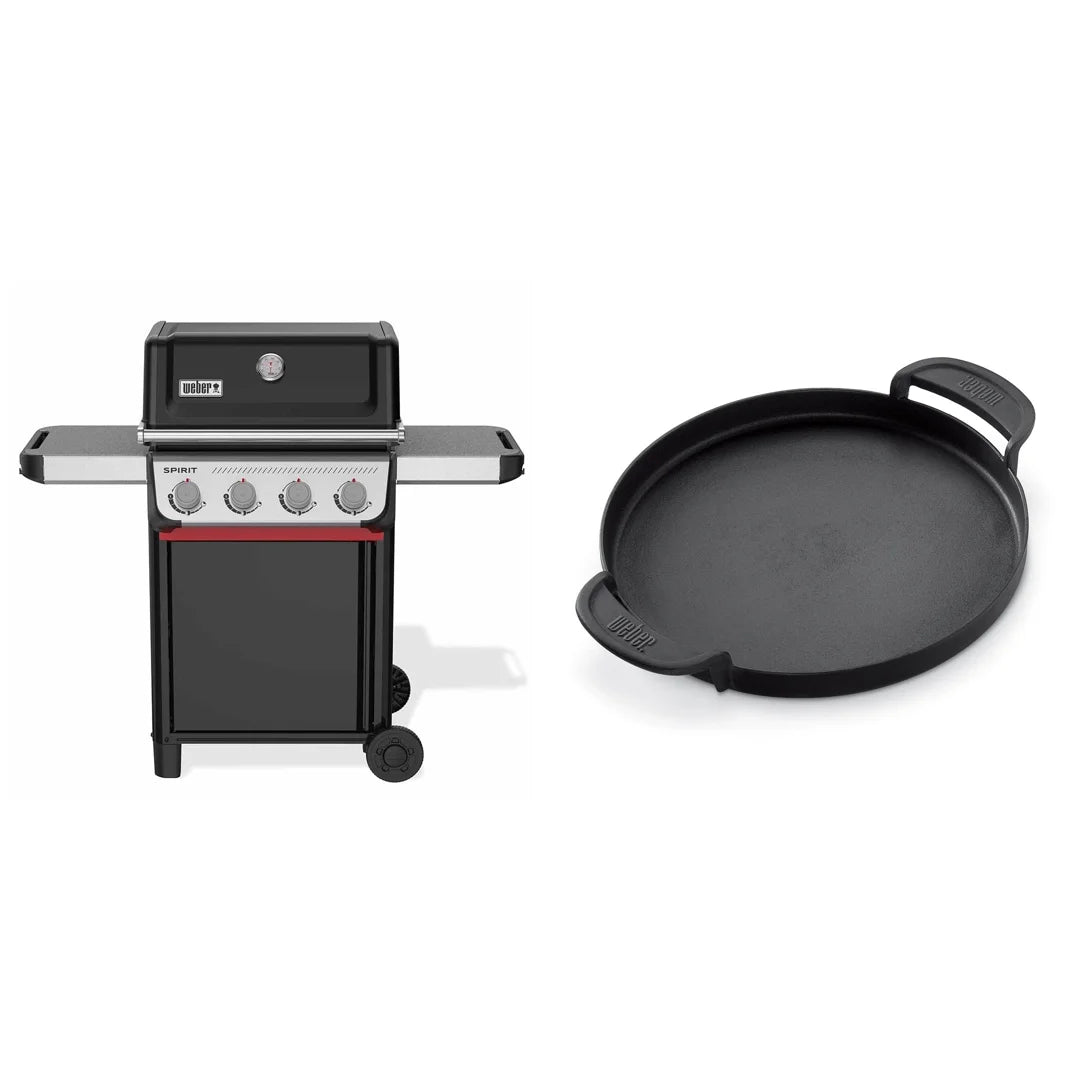 Weber Spirit E-410 barbecue a gas 4 bruciatori con piastra in ghisa Gourmet Barbecue System