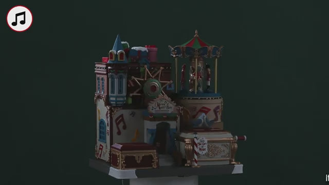The Merry Music Box Caddington Village Lemax Cod 35021