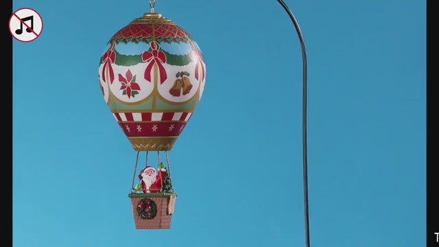 Holiday Cheer Hot air Balloon B/O (4.5V) Santa's Wonderland Lemax Cod 84389