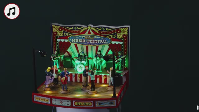 Big Top Holiday Music Festival Carnival Lemax Cod 64632