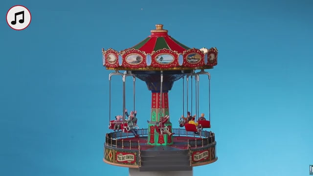The Sky Swing with 4.5V Adaptor Carnival Lemax Cod 84379