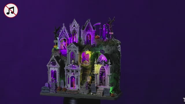 Crypt City Spooky Town Lemax Cod 65509