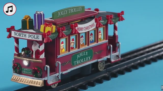 Jolly Trolley B/O (4.5V) Caddington Village Lemax Cod 04738