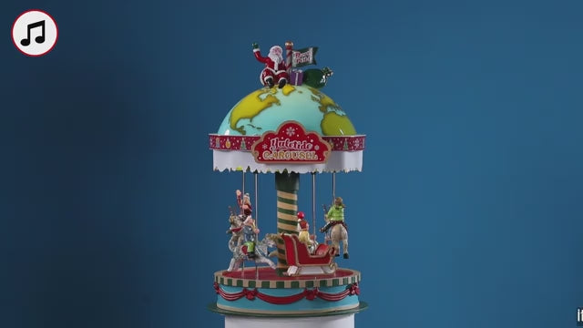 Yuletide Carousel Carnival Lemax Cod 94525