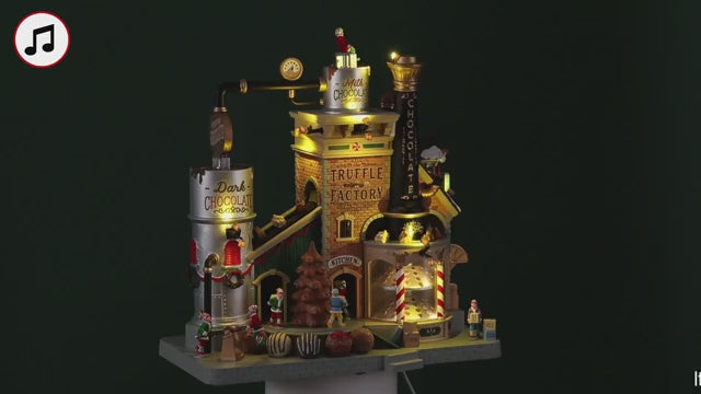 The Christmas Chocolatier Truffle Factory Santa's Wonderland Lemax Cod 15805