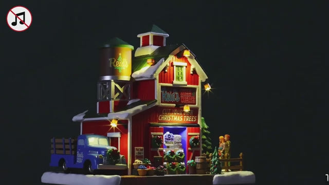 Reids Trees And Wreaths Harvest Crossing Lemax Cod 55352