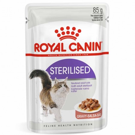 Alimento gatto Sterilised Gravy Royal Canin 85g