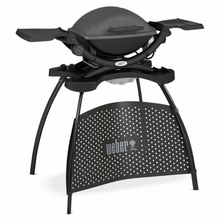 Barbecue Weber Q 1400  grigio scuro con stand