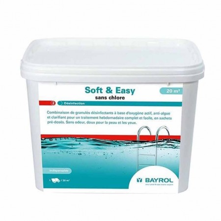 Trattamento completo piscine da 20 m³ Bayrol Soft e Easy 4,48kg