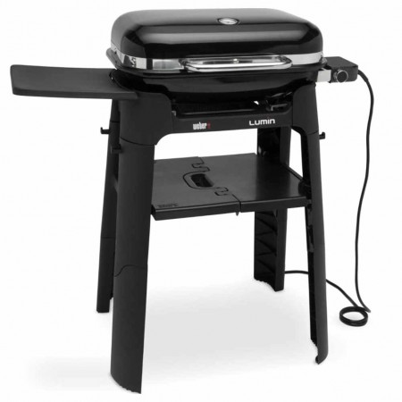 Barbecue elettrico Weber Lumin compact nero con stand 91010853