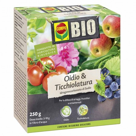 Fungicida Bio Compo contro Oidio e Ticchiolatura 250 g