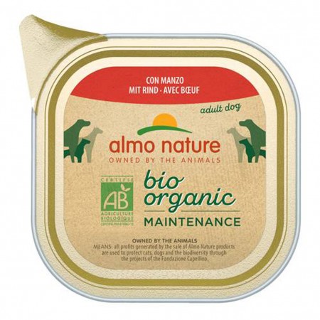 Alimento cane Almo Nature Bio Organic manzo 100g