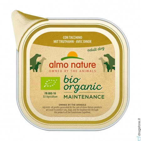 Alimento cane Almo Nature Bio Organic tacchino 100g