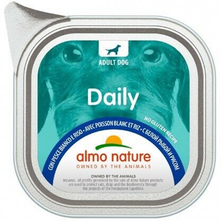 Alimento cane Almo Nature Daily pesce bianco e riso 100g
