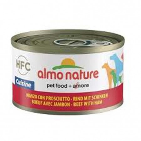Alimento cane Almo Nature HFC Cuisine manzo con prosciutto 95g