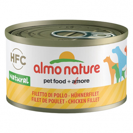 Alimento cane Almo Nature HFC Natural filetto di pollo 95g