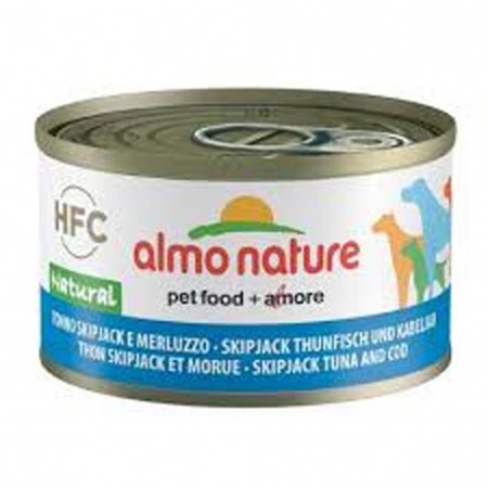 Alimento cane Almo Nature HFC Natural Tonno skip jack e merluzzo 95g