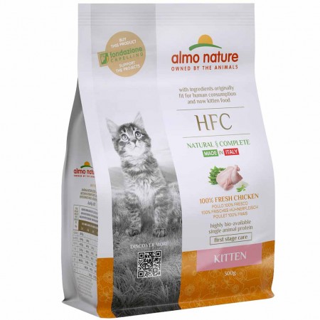 Alimento gatto Almo Nature HFC Kitten Pollo fresco 300g