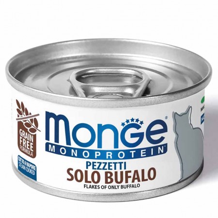 Alimento gatto Monge Monoprotein Bufalo 80g