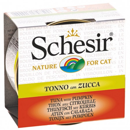 Alimento per gatto Schesir Cat Broth tonno e zucca 70g