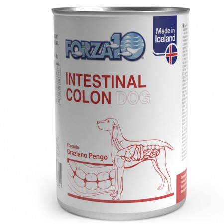 Alimento secco per cani Forza 10 Intestinal Colon active per Cani Formula Dottor Pengo lattina da 390g