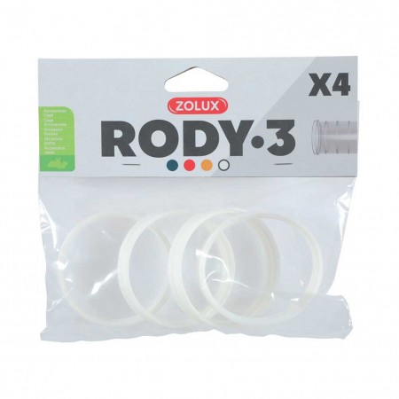 Anelli di connessione per gabbia Rody3 bianchi Zolux