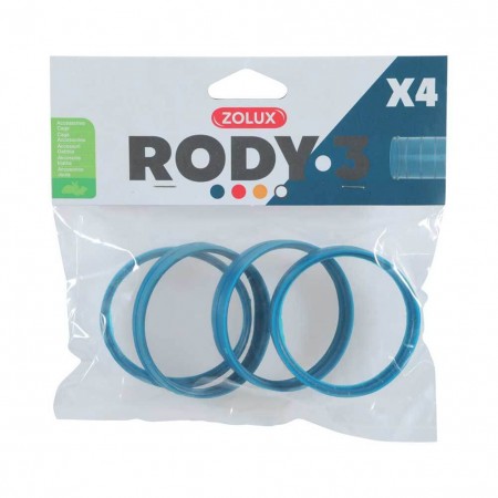 Anelli di connessione per gabbia Rody3 blu Zolux
