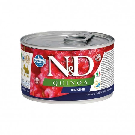 Alimento umido per cani Farmina Natural e Delicius Quinoa Adult Mini Digestion lattina 140g