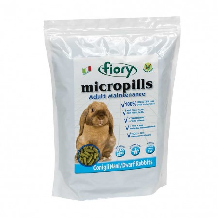 Mangime per conigli Micropills Adult Maintenance 2kg Fiory