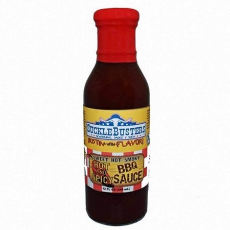 Salsa hot e spicy bbq sauce Sucklebusters 354g