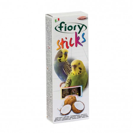 Snack per pappagallini Sticks al cocco 60g Fiory