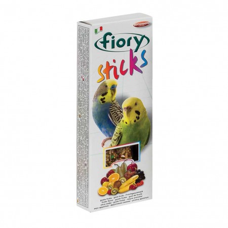 Snack per pappagallini Sticks alla frutta 60g Fiory