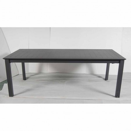 Tavolo allungabile Burano 220/330x110cm alluminio Antracite Giardinia