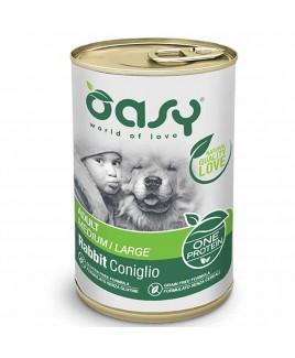Alimento cane Oasy One animal protein adult medium e large coniglio 400g