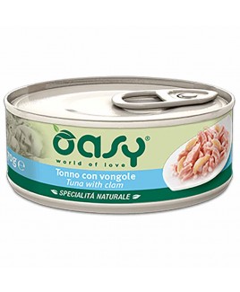 Alimento gatto Oasy Specialità naturale adult tonno con vongole 70g