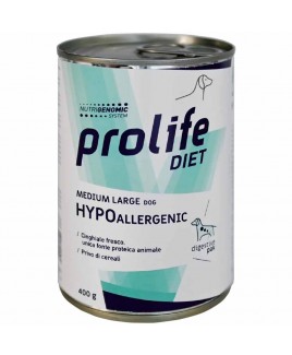 Alimento cane umido Prolife Hypoallergenic Adult Medium e Large Cinghiale 400g