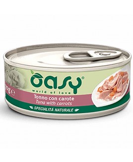 Alimento gatto Oasy Specialità naturale adult tonno con carote 70g