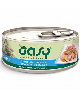 Alimento cane Oasy Specialità Naturale adult tonno con verdure 150g