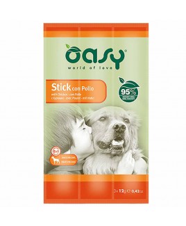 Alimento cane Snack Oasy Stick con Pollo 3x12g
