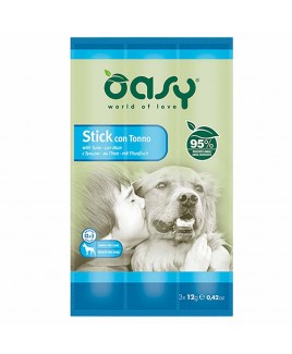 Alimento cane Snack Oasy Stick con Tonno 3x12g